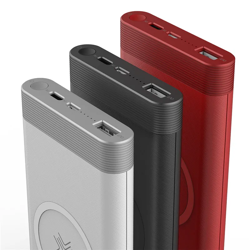 ROCK Portable 10000mAh Wireless Charging Powerbank External Battery Charger UltraSlim Power Bank for Samsung xiaomi for iphoneX ROCK Portable 10000mAh Wireless Charging Powerbank External Battery Charger UltraSlim Power Bank for Samsung xiaomi for iphoneX