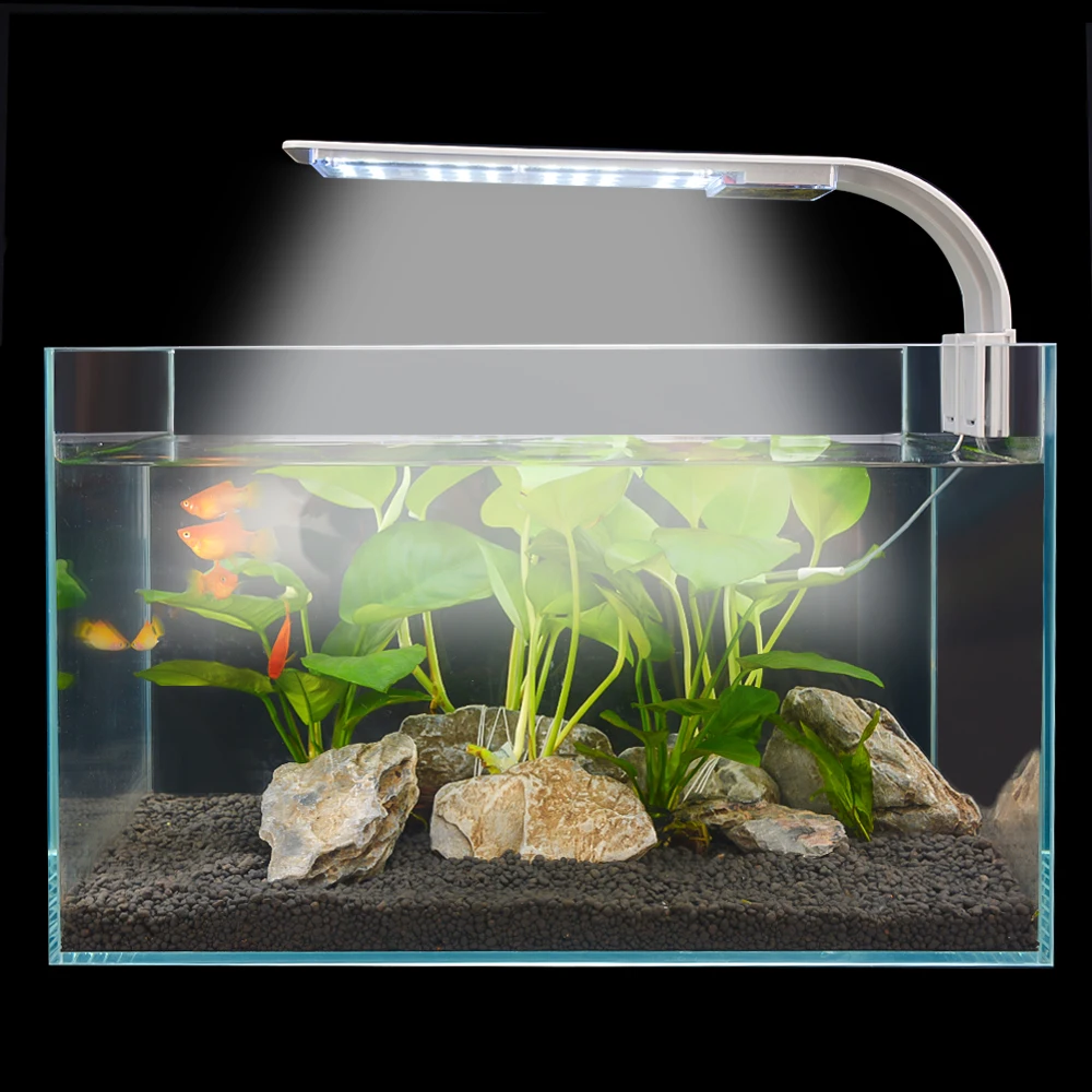 Senzeal Aquarium Light Super bright Aquarium Led Lighting M3/X3/X5/X7/X9 Clip-on Slim Fish LED Lamp 220V/110V Fish Tank LED Lamp