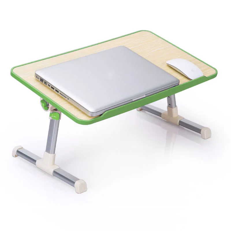  Simple Laptop Table Bed Desk Students Dormitory Reading Studying Desk Folding Lifting Computer Desk