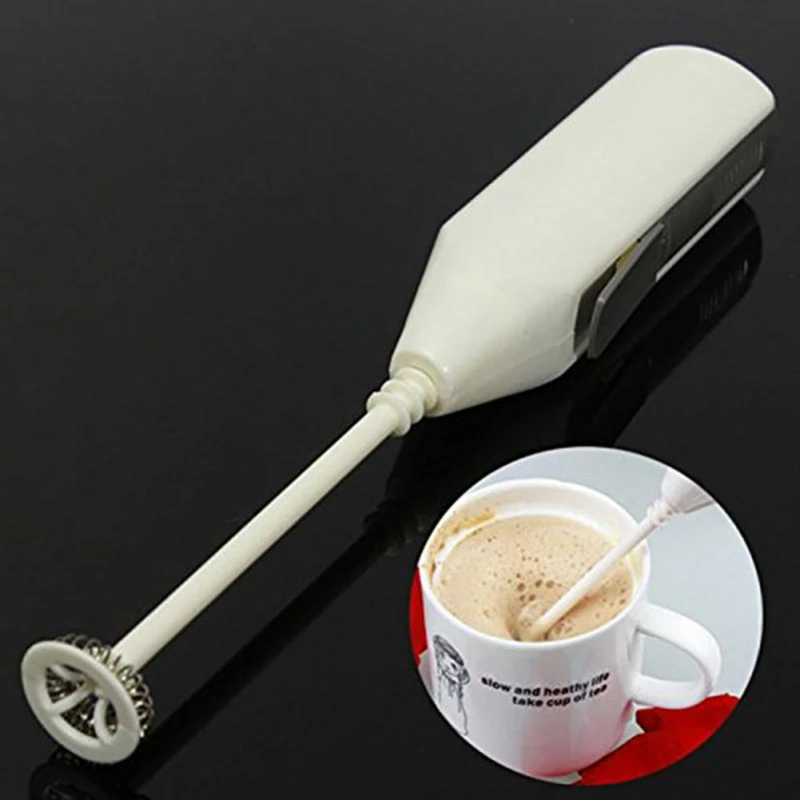 Household Mini Stainless Steel Electric Eggs Beater Coffee Blender Milking Machine Kitchen Gadget