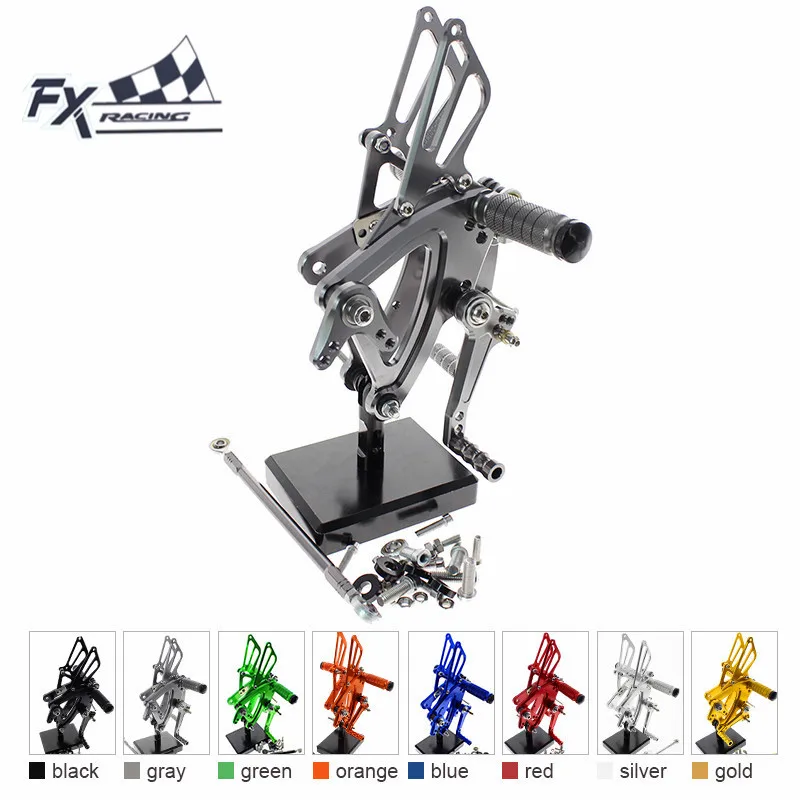 CNC Алюминиевые мотоциклетные подножки для ног педали Honda CBR500R CBR400R CB500F CB400F 2013 2017 2014