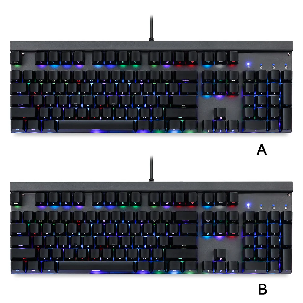 

Mechanical Gaming Keyboard RGB Backlit 104 Keys Outemu Switch Keypad for PC Laptop ING-SHIPPING