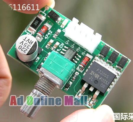

DC Motor PWM 12-24-36V 5A Speed Controller Switch High Efficiency Stepless Speed Change Governor 3PCS/LOT