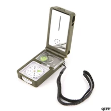 Прямая поставка для выживания на природе, для кемпинга Пеший Туризм Компас ящик для инструментов Комбинации Набор для компаса 10-в-1 мульти-Функция APR28