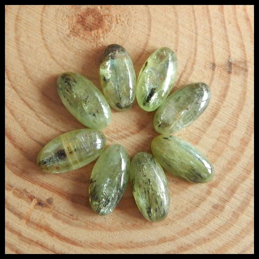 DARK GREEN OPAL GEMSTONE OVAL 14X10MM LOOSE BEADS 7.6/"