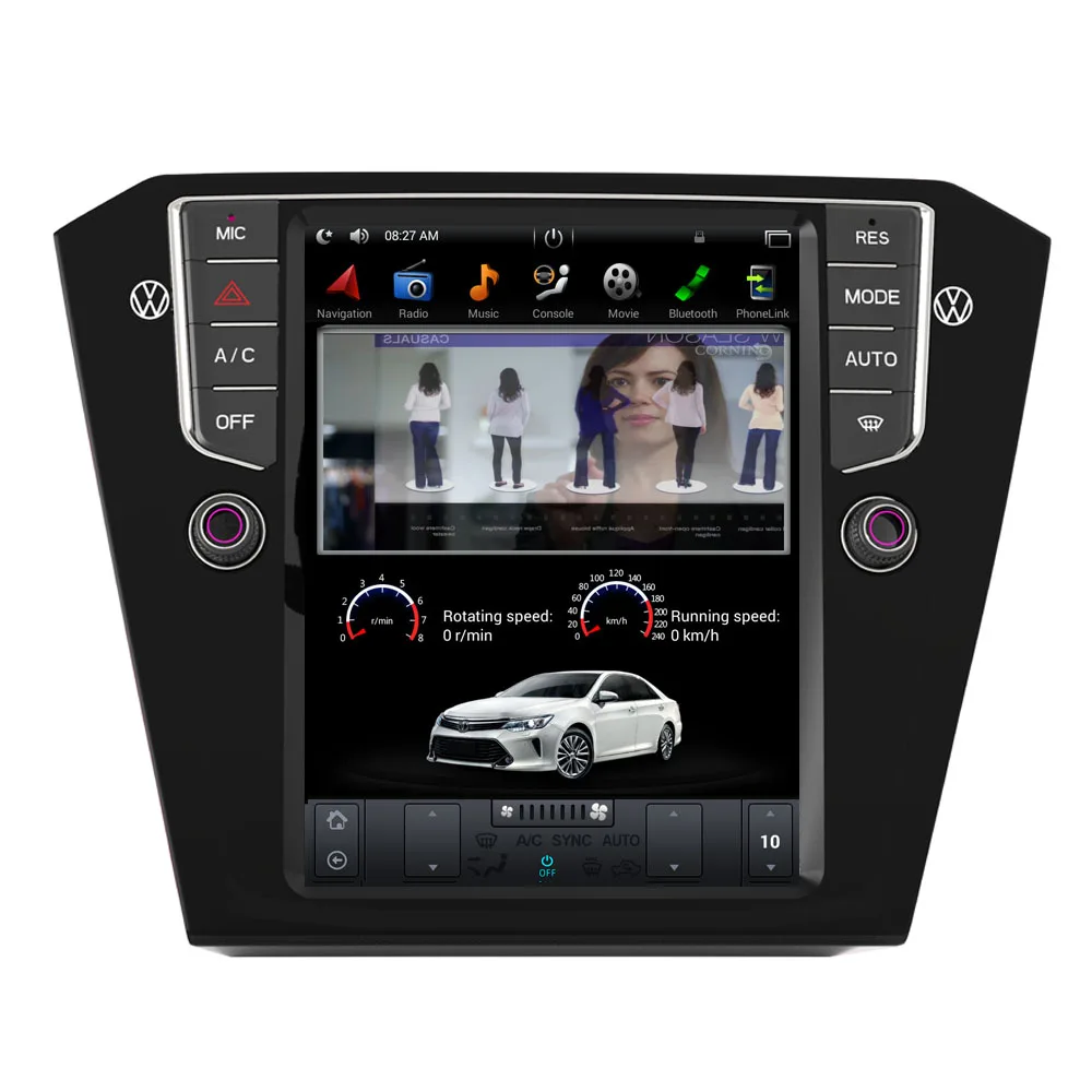 Clearance 10.4" Tesla Type Android Fit For VW PASSAT B8 2015- 2019 for oversea Car DVD Player Navigation GPS Radio 3 Clearance 10.4" Tesla Type Android Fit For VW PASSAT B8 2015- 2019 for oversea Car DVD Player Navigation GPS Radio 3