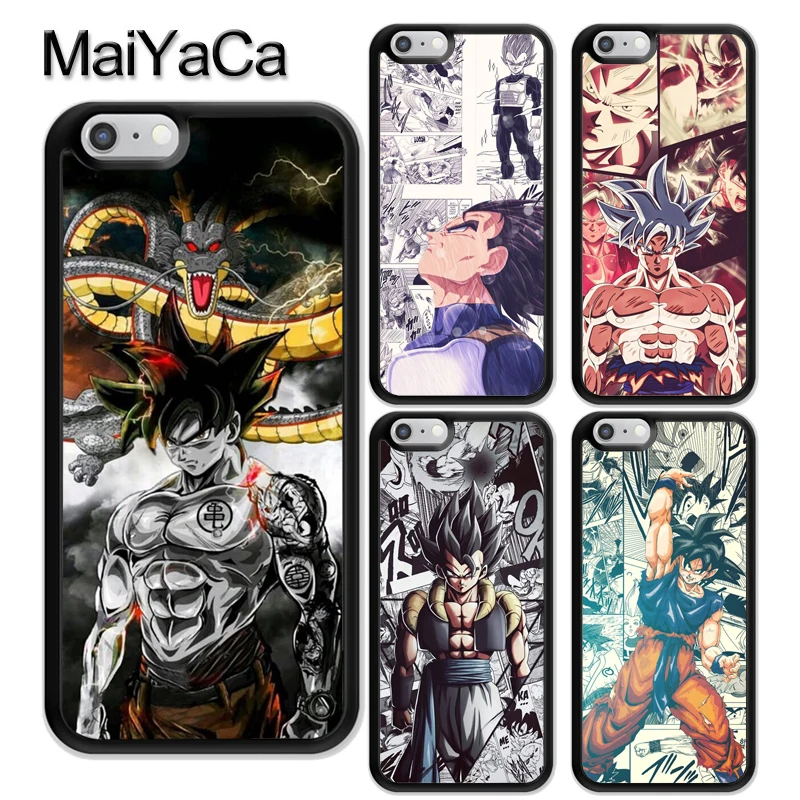 

MaiYaCa Dragon Ball Goku Vegeta Manga Art Phone Case for iPhones 6s 7 8 Plus XR XS max samsung galaxy S6 S7 edge S8 S9 S10