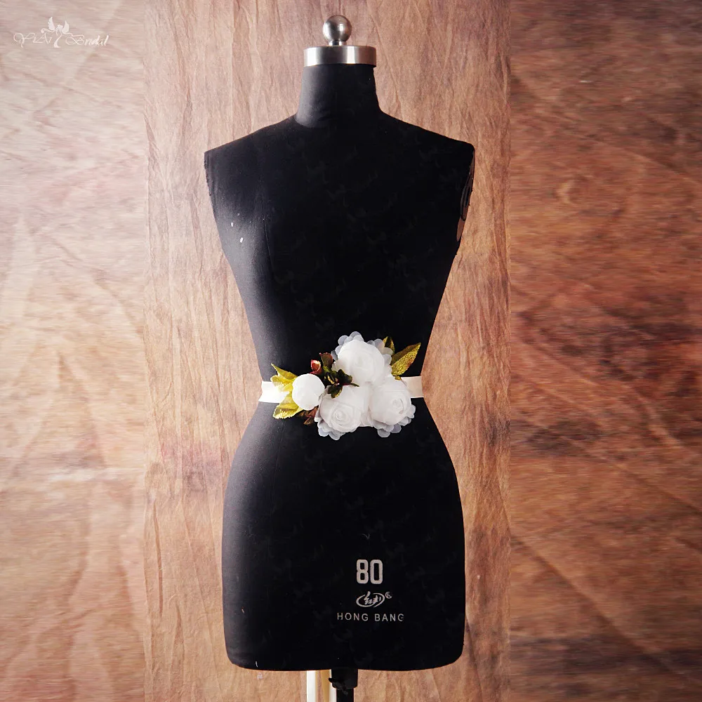 RSS13 Flower Belts For Wedding Dresses-in Bridal Blets from Weddings