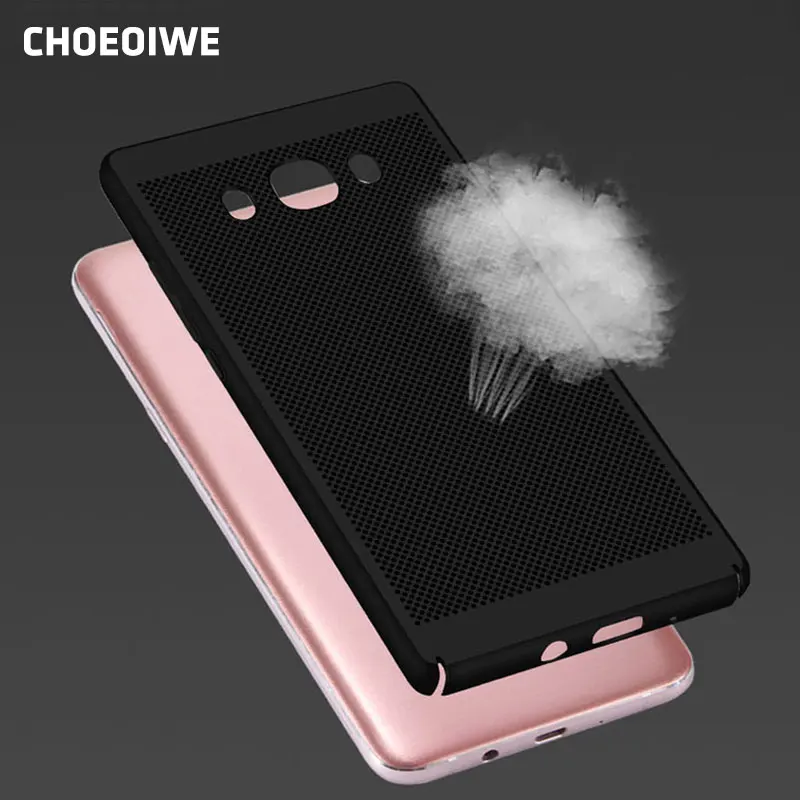 CHOEOIWE Cases for Samsung J7 2016 J710F 2017 J730 Pro Neo Core Nxt Breathable Hard Matte PC Case Radiating Cover Shell Coque |