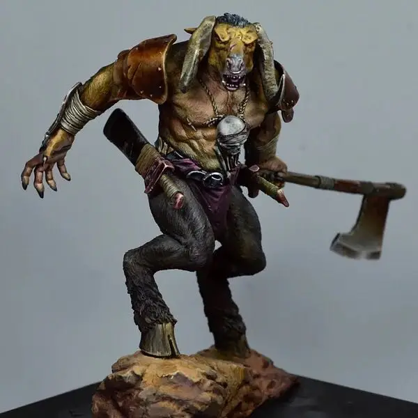1/24 весы 75 мм Orc Warrior неокрашенный набор моделей из смолы фигура бесплатная