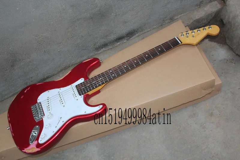 Бесплатная доставка Одежда высшего качества Robert Cray Stratocaster Электрогитары SSS
