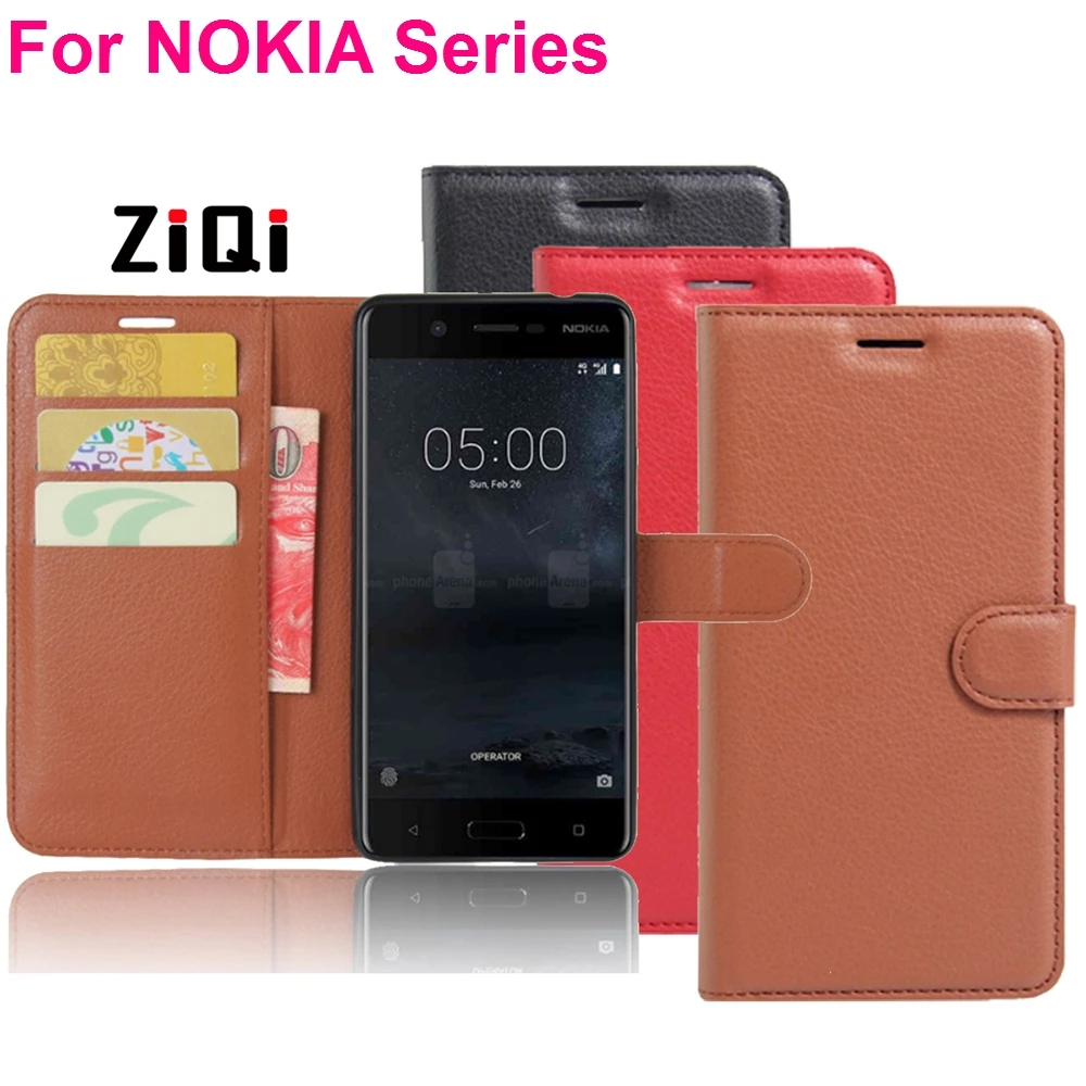 

Wallet PU Leather Case For Nokia Microsoft Lumia 950XL 1020 1320 1520 520 530 550 620 630 640 650 730 850 Cover Card Holder