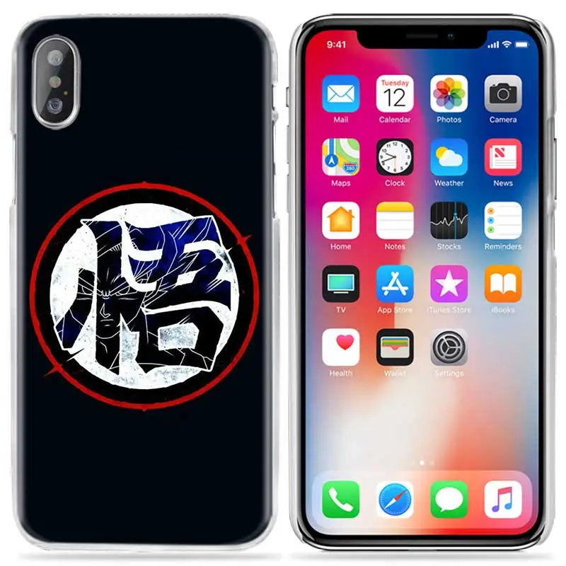 Чехол Naruto Dragon Ball для iPhone XS Max XR X 10 7S 8 6 6S Plus 5S SE 5 4S 4 5C 6+ 6S+ 7+ 11 жесткий чехол для телефона с аниме - Цвет: 10