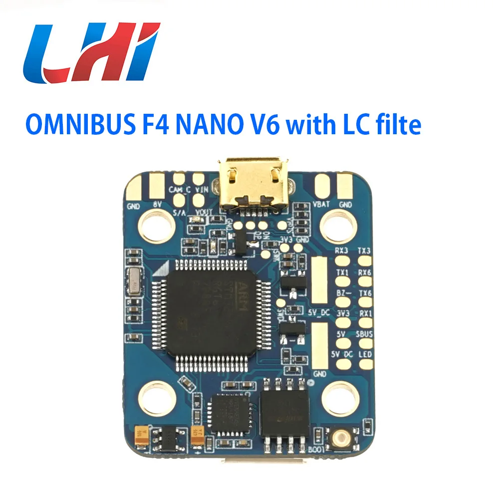 Полетный контроль OMNIBUS F4 NANO V6 с LC filte Оригинал Airbot Дроны квадрокоптером rc самолет