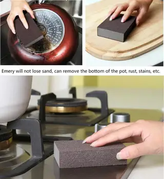 

Nano Sand Sponge Descaling Clean Kitchen Multi-use Magic To Remove The Bottom of The Pot of Burnt Fine Sand Sponge