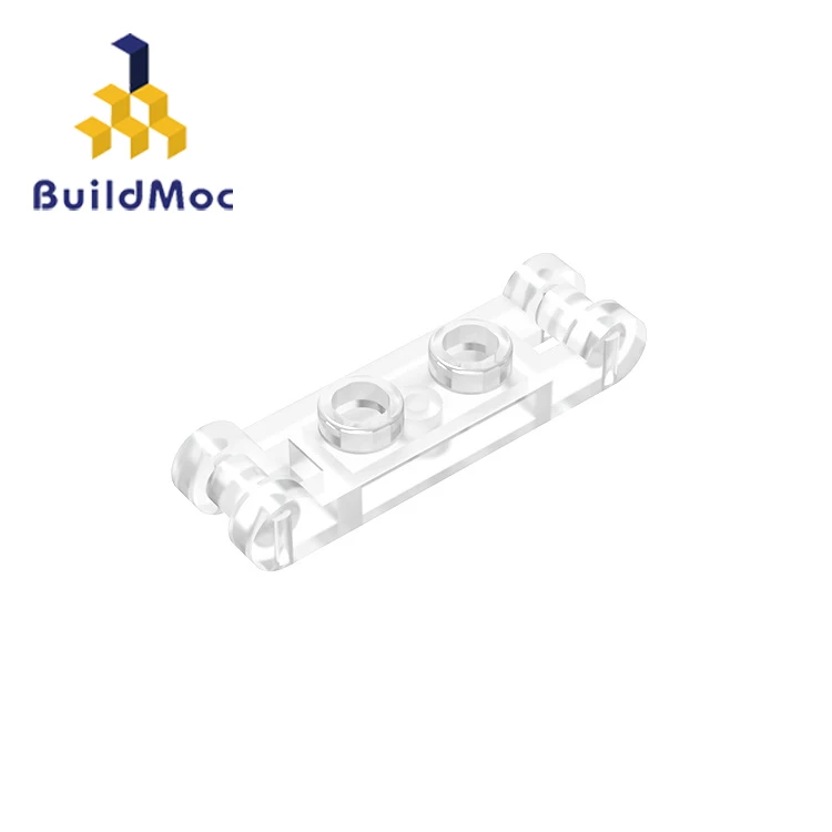 BuildMOC совместимый Legoing18649 1x2 для строительных блоков части DIY логотип