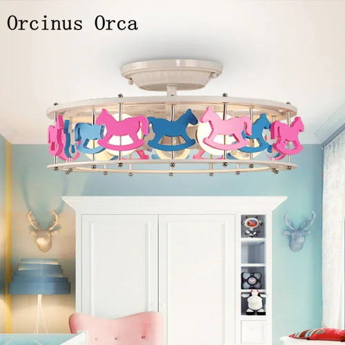 

Cartoon Creative Colorful Animal ceiling lamp Boys and Girls Bedroom Children's Room Lighting Modern Simple LED ceiling lamp