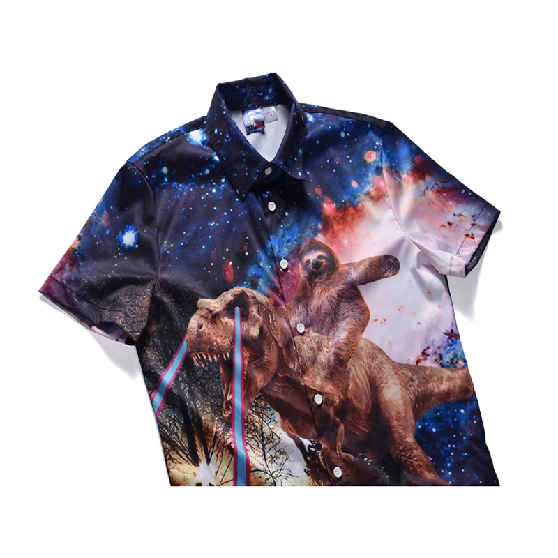 Style Sloth ride dinosaur Shirt 