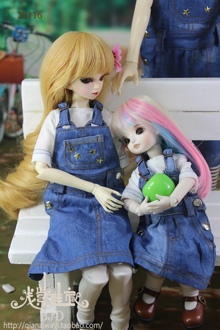 1/6 1/4 1/3 масштаб BJD футболка+ Джинсовая юбка комплект для SD Одежда BJD куклы аксессуары, не включены куклы, обувь, парик, аксессуары 1541