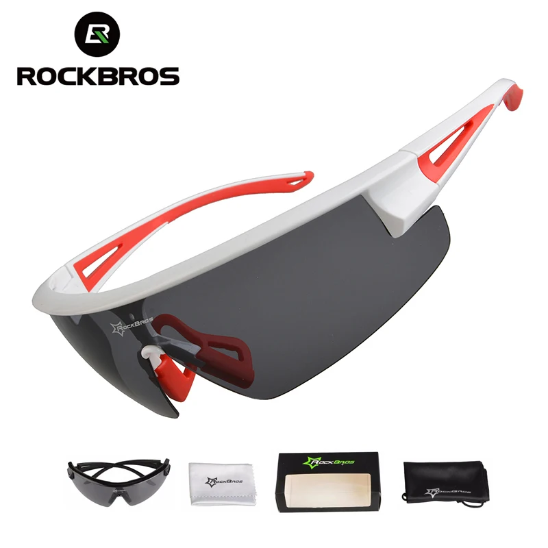 

RockBros Sunglasses Polarized Eyewear Riding Sports Cycling Glasses Bike Bicycle Men Women Ultralight Sunglasses Colorful