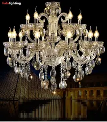Хрустальная люстра экспорта K9 благородный Luxurious15 Candel хрустальные светильники вилла гостиная хрустальные светильники роскошные люстры