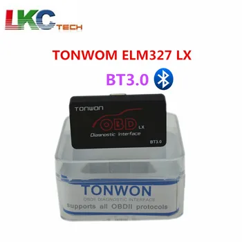 

New Arrival TONWOM ELM327 LX Bluetooth BT3.0 OBD Diagnostic Tool Automotive ScannerCode Reader DTC Check Engine For Android