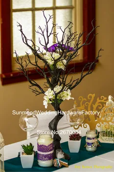 

no flowers and holder including )Artificial wedding decorative tree for table centerpieces