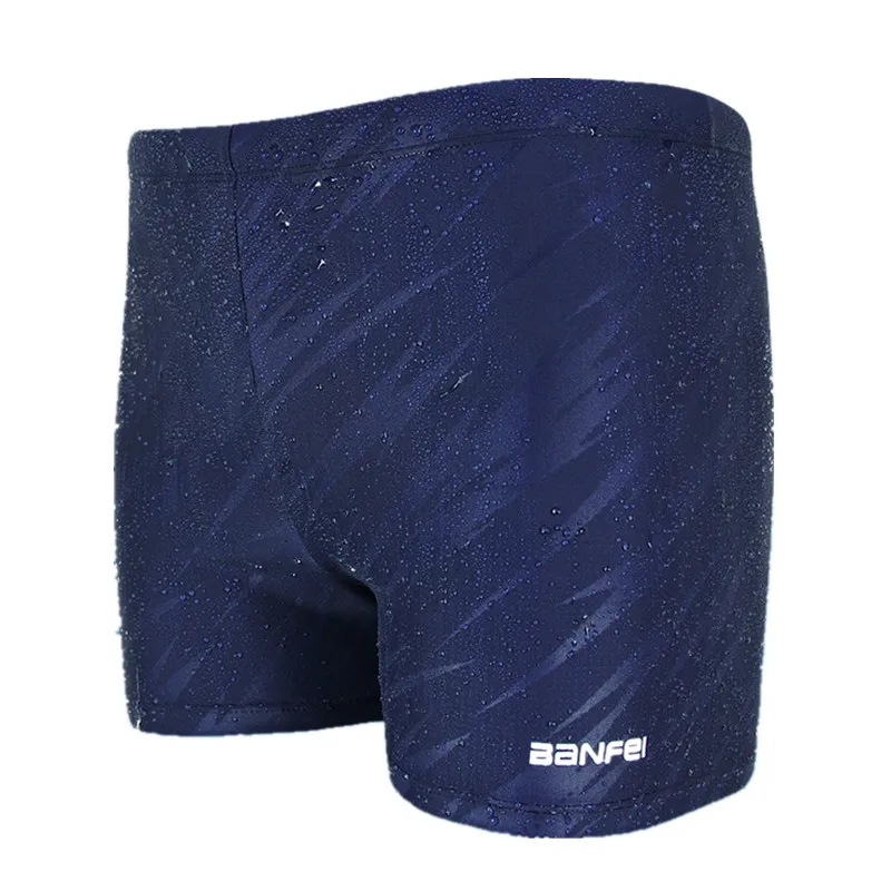 Men Swimwear Boxer Shorts Square Leg Swimming Trunks Male Swimsuits Sports Swim Briefs Surf Board Shorts Plus Size Large 4XL