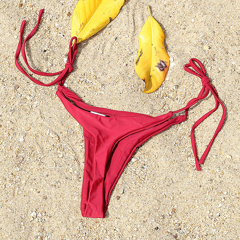 Сексуальные летние горячие женские купальники бразильское пикантное бикини боковой галстук-ленточка стринги купальник сплошной Maillot De Bain