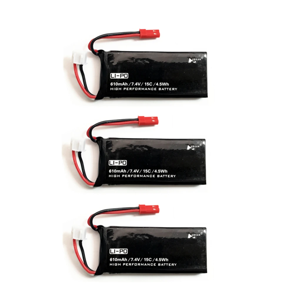 

Original Hubsan X4 H502S H502E 7.4V 610mAh lipo battery 15C 4.5WH battery 2S JST Plug For RC Quadcopter Drone Parts