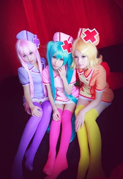 

Love the color knee high socks sick buildings candy-color thigh socks knee socks maid cosplay women