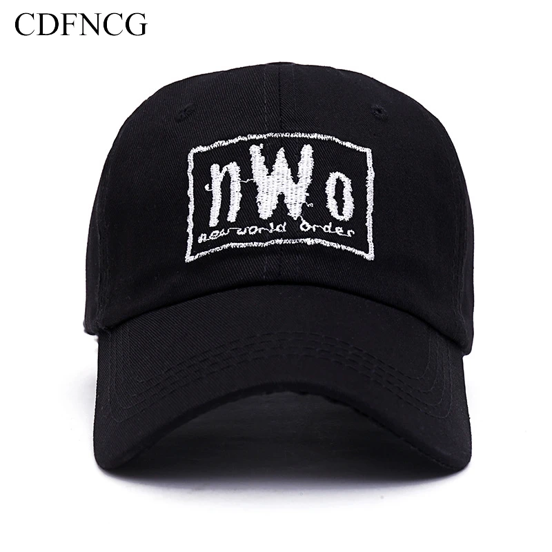 CDF модная бейсболка с вышивкой NWO WCW Sun Dad Hat для мужчин и женщин уличная BBOY Gorras