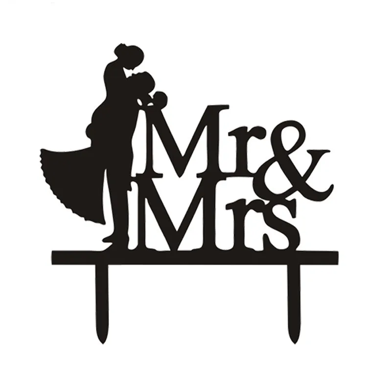 My Love свадьба невеста жених Mr & Mrs акрил флажки для торта Ешьте. Пейте. И замуж топперы на свадебный торт Обручение вечерние торт Декор