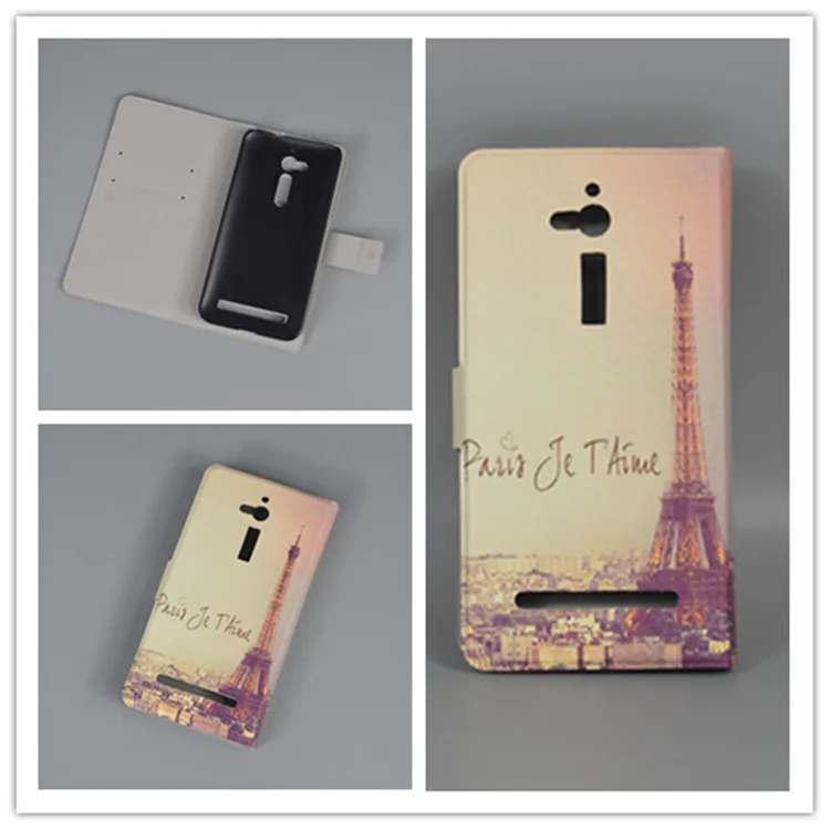 رقيقة جدا فراشة زهرة العلم خمر فليب جراب إيسوز Zenfone الذهاب ZB500KL 5.0 بوصة الهاتف المحمول حالة
