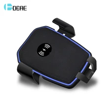 DCAE 10 Вт Qi Беспроводное Автомобильное зарядное устройство для iPhone 11 Pro X XS Max XR 8 Plus Автомобильный держатель для телефона Быстрая зарядка для samsung S8 S9 S10