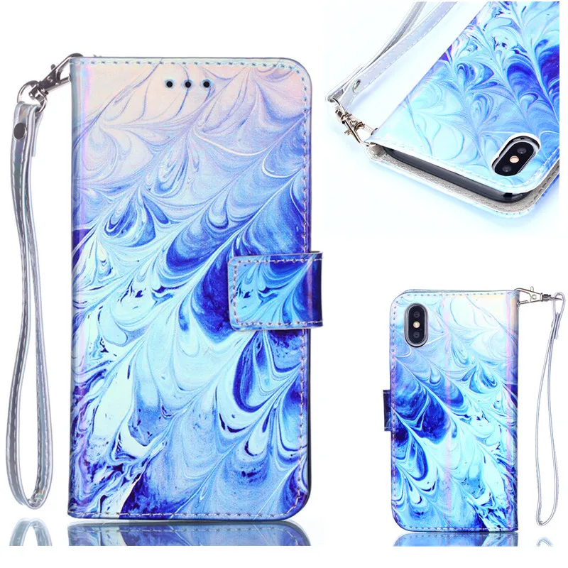 Wallet Case for iphone XSMax Blue Light Cute Owl Flamingo