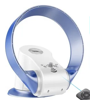 110V super quiet variable speed non-blade bladeless fan home office has the remote timing function folding fan 12 inches