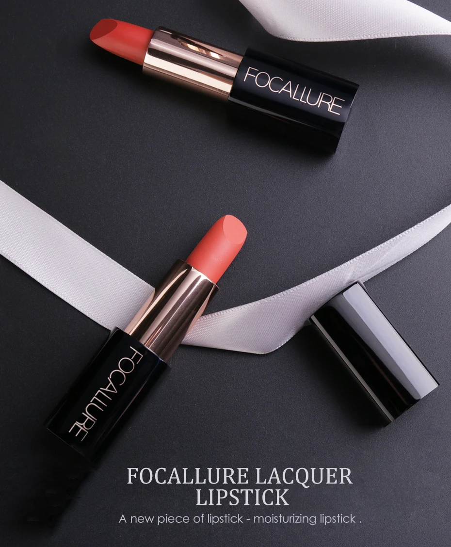 Помада focallure beauty Makeup стойкая помада для губ цвет сексуальный красно-коричневый помада матовый блеск для губ Косметика для губ Make