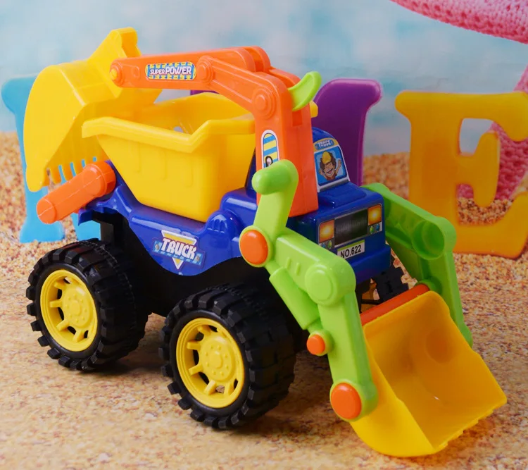Летние пляжные песок играть игрушечные лошадки детский экскаватор пляж инженерных транспортных средств пластик большой размеры