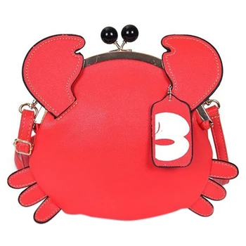 

Fashion Boutique Novelty Cute Crab Bag Unique Design Ladies Animal Messenger Bag Women Bag Crossbody Shoulder Bag Gift for Girls