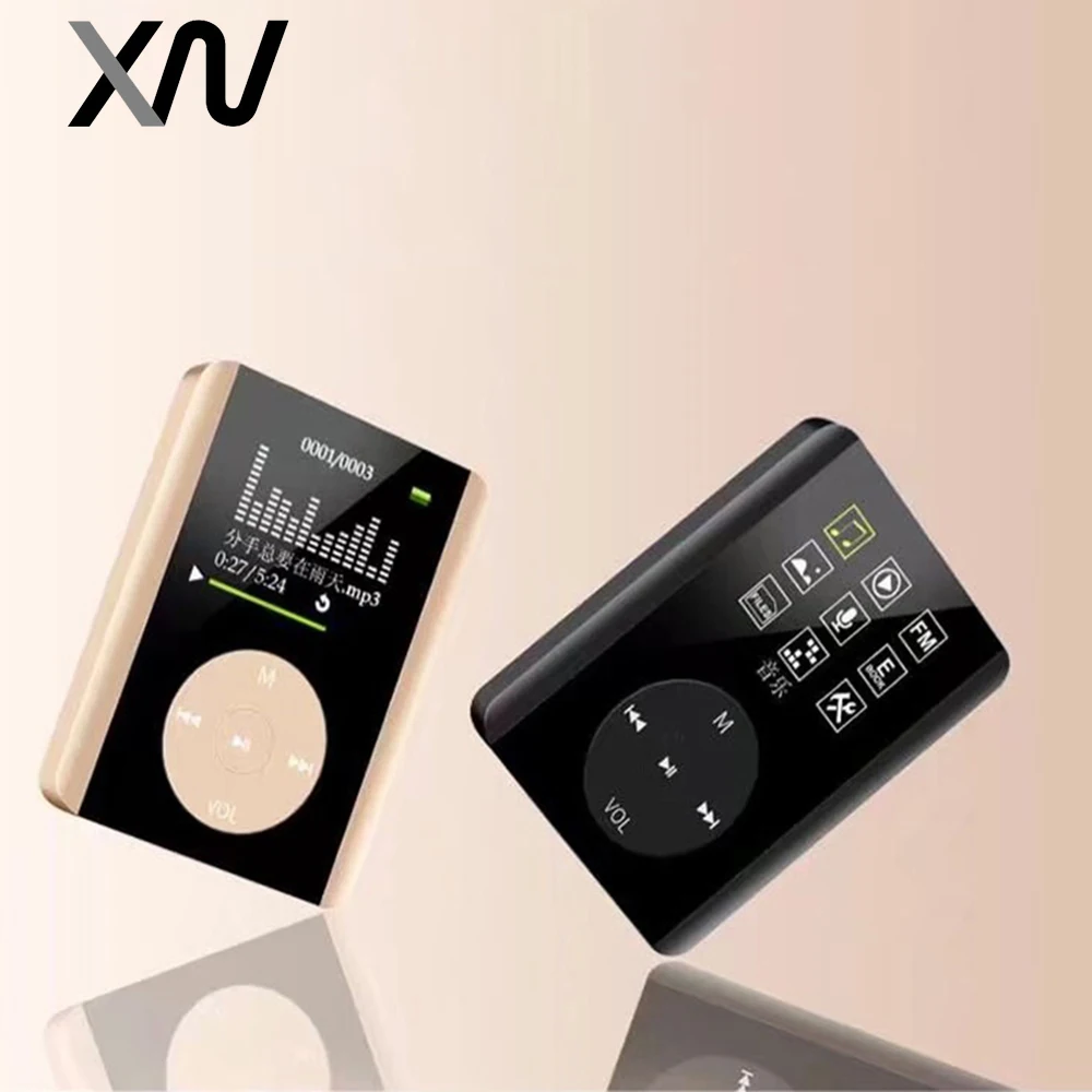 XIAOWU 2018 Новый мини мода MP3 музыкальный плеер 8 ГБ 1 &quotHiFi сенсорная кнопка Поддержка