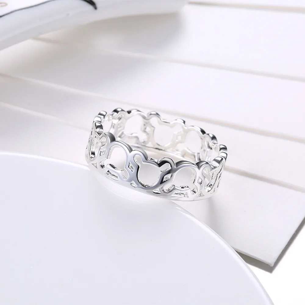 

Fashion Silver Jewelry 925 Silver Rings Beautiful Rings for Women Girls Ring Gifts ( Size 6,7,8,9 )