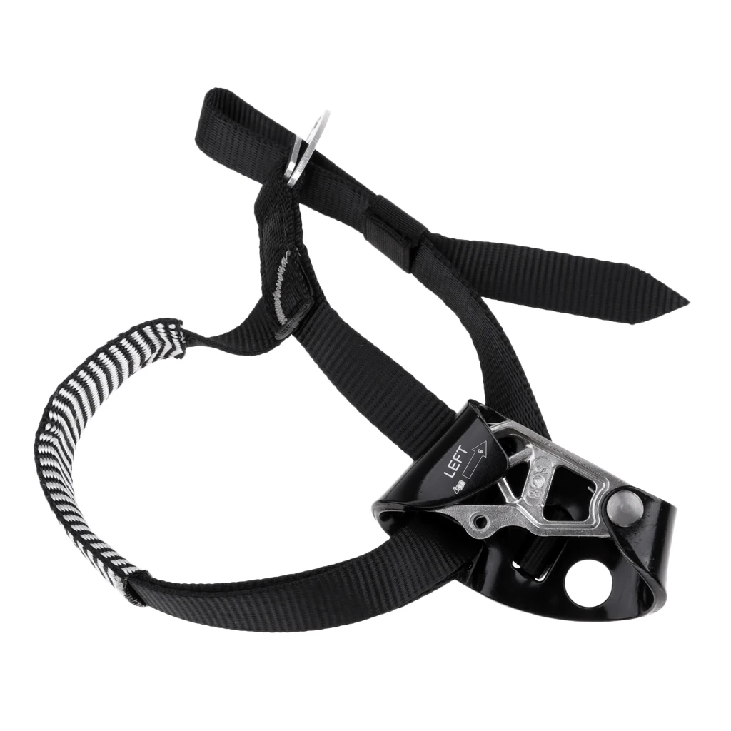 Left Foot Ascender Riser Rock Climbing Mountaineering Equipment Gear Max Load: 100kg CE Certificated