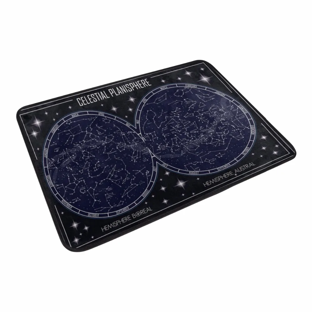 Celestial Planisphere шаблон коврик Быстросохнущий водопоглощающий для ванной Ванная