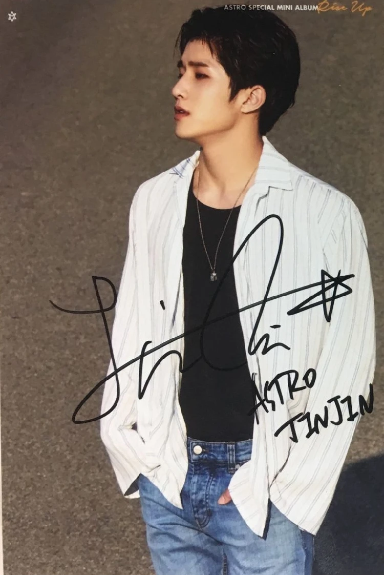 Aliexpress.com : Buy hand Signed ASTRO JINJIN autographed