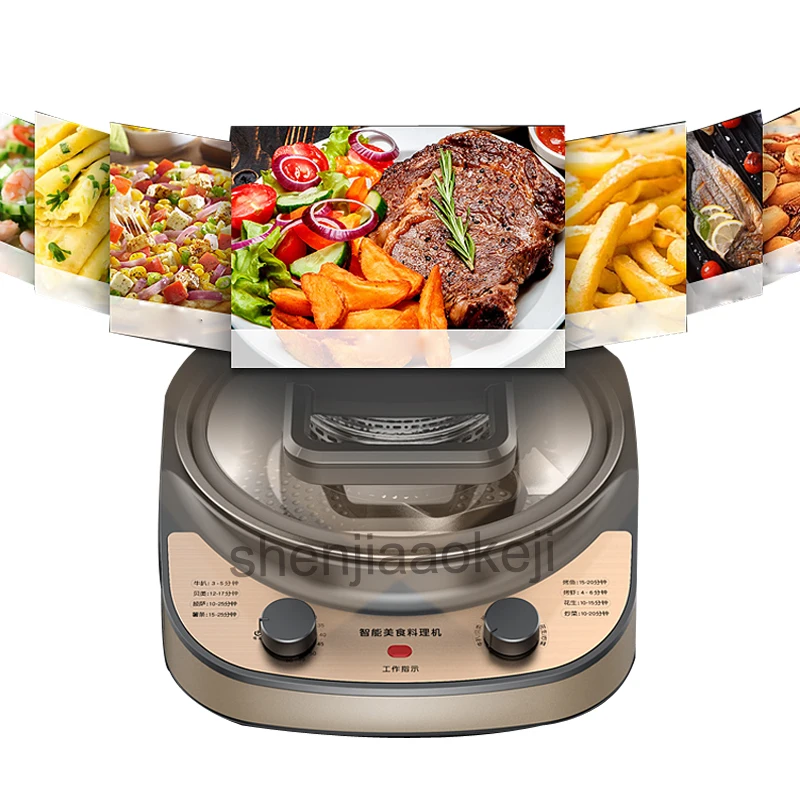 Автоматическая кулинарная машина интеллектуальная Изысканная плита для готовки Бытовая большая емкость машина мультипечь 4L 220 v