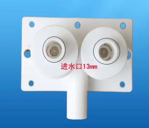 Water Dispenser Parts 2 in 1 twin nozzle faucet water switch