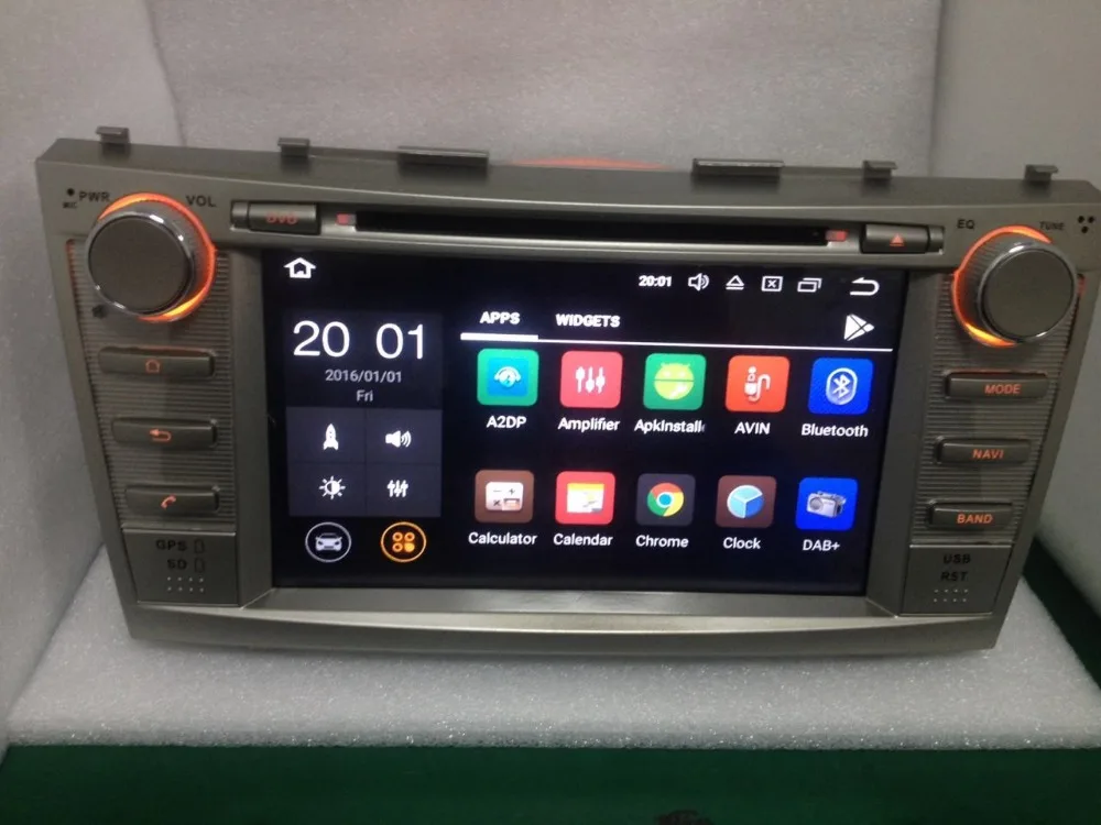 Top 2 Din Quad Core 8" Android 8.1 Car DVD GPS Navigation For Toyota Camry 2007 2008 2009 2010 Head Unit Car Stereo radio DAB DVR BT 4