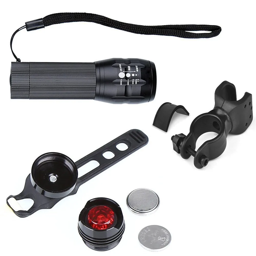 Super Bright LED Cycling Bicycle Light Set with Front Light Rear Light & Battery Fits great on most bikes new A30 Super Bright LED Cycling Bicycle Light Set with Front Light Rear Light & Battery Fits great on most bikes new A30