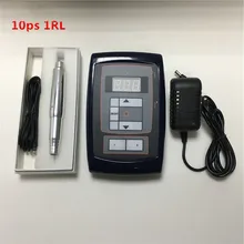 Горячая Перманентный макияж бровей Ротационная Машина для татуировки набор 10 игл блок питания